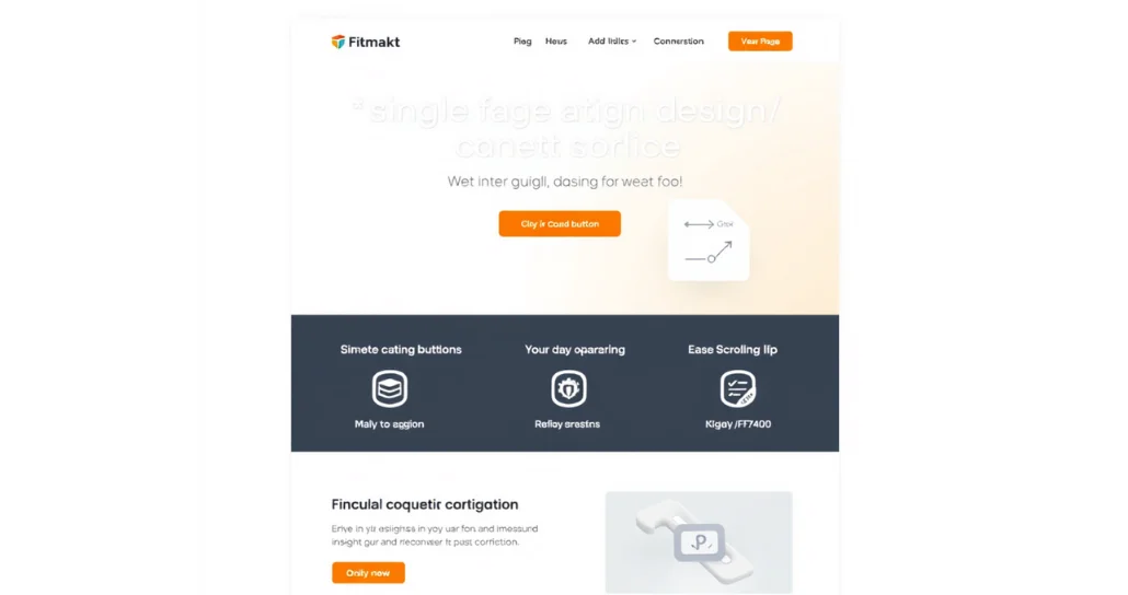 Hızlı Dönüşüm Odaklı Tek Sayfa Tasarımlar +